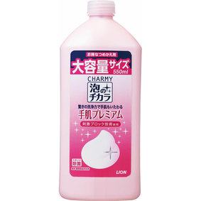 CHARMY 泡のチカラ 手肌プレミアム つめかえ用 550mL