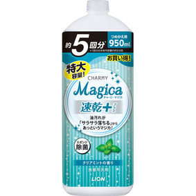 CHARMY Magica 速乾+(プラス) クリアミントの香り つめかえ用大型サイズ 950mL