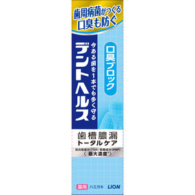 デントヘルス薬用ハミガキ 口臭ブロック 28g