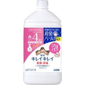 キレイキレイ 薬用泡ハンドソープ つめかえ用特大サイズ 800mL