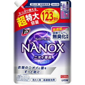 トップ スーパーNANOX ニオイ専用 つめかえ用超特大 1230g