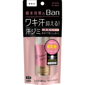 Ban 汗ブロックロールオン プレミアム 無香性 40mL