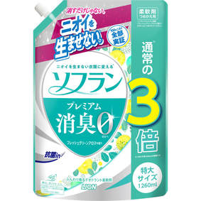 ソフラン プレミアム消臭 フレッシュグリーンアロマの香り つめかえ用特大 1260mL