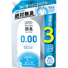 ソフラン プレミアム消臭 ウルトラゼロ つめかえ用特大 1200mL