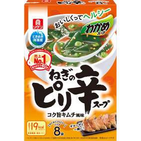 わかめスープ ねぎのピリ辛スープ わくわくファミリーパック 54.4g(6.8g×8袋)