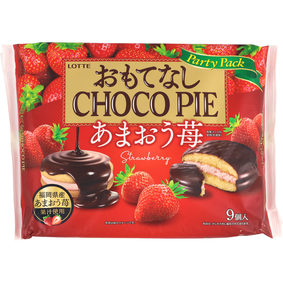 おもてなしチョコパイパーティーパック<あまおう苺> 9個