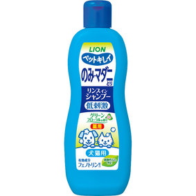 ペットキレイ のみ・マダニとり リンスインシャンプー 犬猫用 グリーンフローラルの香り 330mL