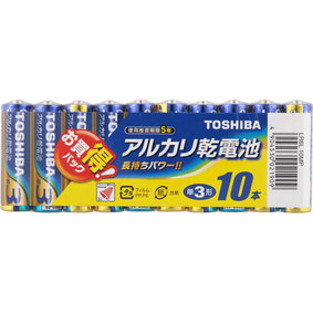 アルカリ乾電池 お買得パック LR6L 10MP 10本