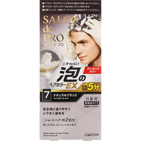 サロン ド プロ 泡のヘアカラーEX メンズスピーディ(白髪用) 7 ナチュラルブラック 1個