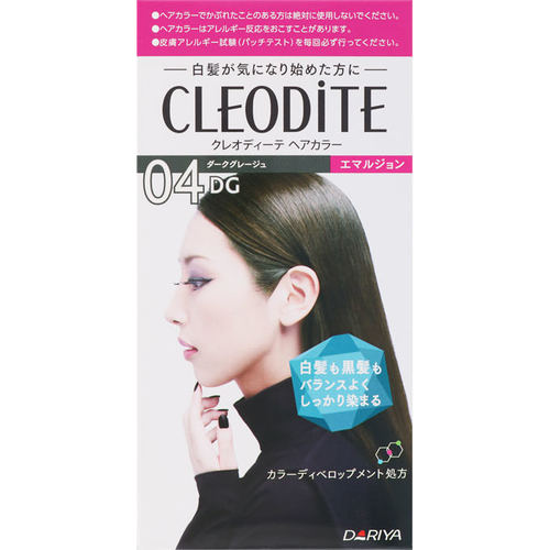 クレオディーテ ヘアカラー エマルジョン 白髪が気になり始めた方用 04dg ダークグレージュ 1個の商品情報 ココカラクラブ ドラッグストアのココカラファイン