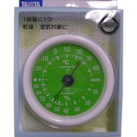 温湿度計 TT−515−GR GR グリーン 1個