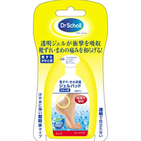 ドクター・ショール 靴ずれ・まめ保護ジェルパッド(かかと用) 4枚