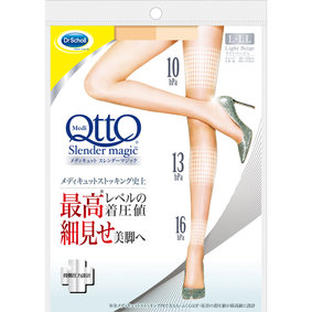 ドクター・ショール メディキュット スレンダーマジック L−LL ライトベージュ 1足