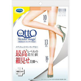 ドクター・ショール メディキュット スレンダーマジック L−LL ヌーディベージュ 1足
