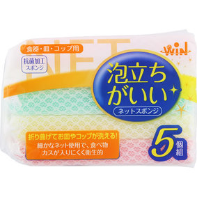 抗菌ネットスポンジ 5個