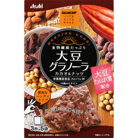 ※バランスアップ 大豆グラノーラ カカオ&ナッツ 150g(3枚×5袋)