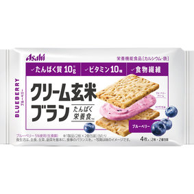 クリーム玄米ブラン ブルーベリー 72g(2枚×2個)