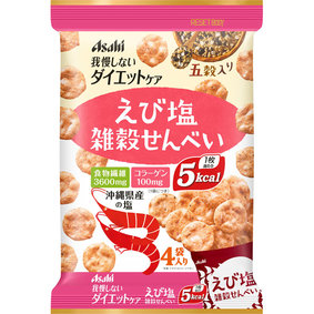 リセットボディ 雑穀せんべい えび塩味 88g(22g×4袋)