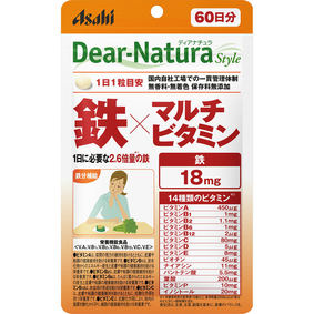 ディアナチュラスタイル 鉄×マルチビタミン 362mg×60粒