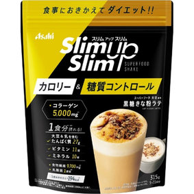 スリムアップスリム 乳酸菌+スーパーフードシェイク黒糖きな粉ラテ 315g