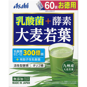 乳酸菌+酵素 大麦若葉 180g(3g×60袋)