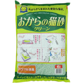 おからの猫砂グリーン 6L