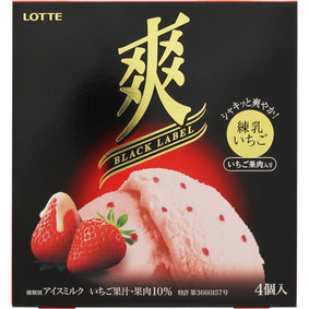 ※爽マルチ BLACK LABEL 練乳いちご 90mL×4個