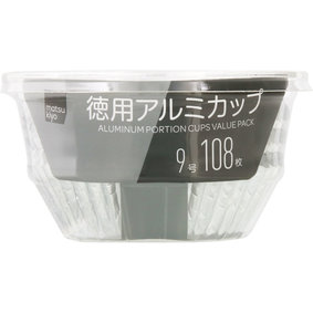 matsukiyo 徳用アルミカップ 9号 108枚