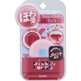 サナ ミッケポッケ マットパウダーリップ 02 マカロンピンク 1個
