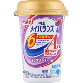※明治メイバランスArgMiniカップ ミックスベリー味 125mL