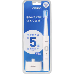 オムロン 音波式電動歯ブラシ HT−B303−W W ホワイト 1台