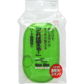 ニュースリム食器洗いスポンジ K005 グリーン 1個