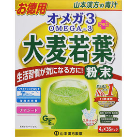 オメガ3+大麦若葉粉末 144g(4g×36パック)
