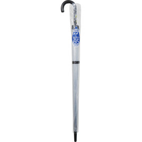 耐風ジャンプ傘 65cm クリア 1本