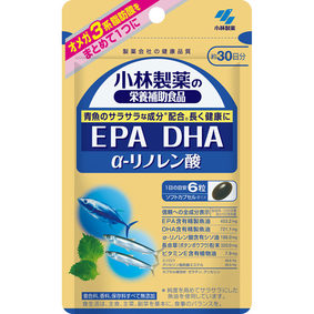 ※小林製薬の栄養補助食品 EPA DHA α−リノレン酸 83.7g(465mg×180粒)