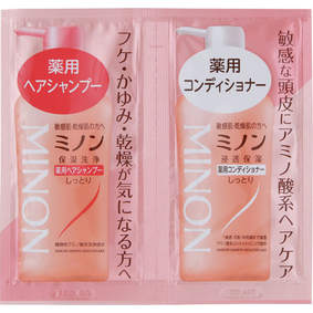 ミノンヘアシャンプー&コンディショナー トライアルセット 1セット