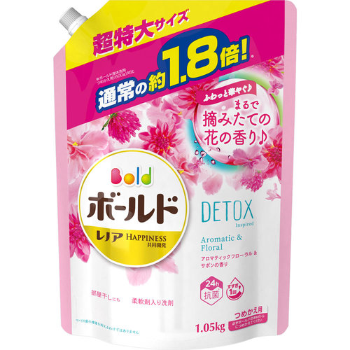 ボールドジェル アロマティックフローラル サボンの香り つめかえ用 超特大サイズ 1050gの商品情報 ココカラクラブ ドラッグストアのココカラファイン