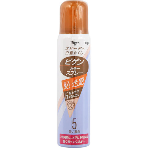 ビゲン カラースプレー 5 深い栗色 g 125ml の商品情報 ココカラクラブ ドラッグストアのココカラファイン