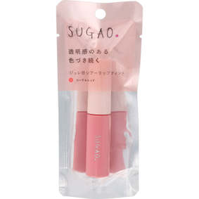 SUGAO ジュレ感シアーリップティント コーラルレッド 4.7mL