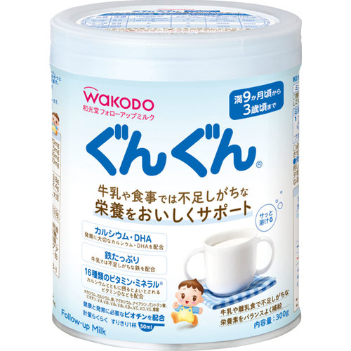和光堂フォローアップミルク ぐんぐん 300gの商品情報 ココカラクラブ ドラッグストアのココカラファイン