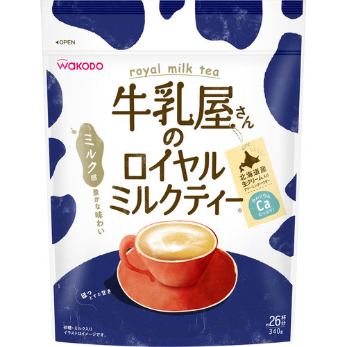 牛乳屋さんのロイヤルミルクティー 袋 340gの商品情報 ココカラクラブ ドラッグストアのココカラファイン