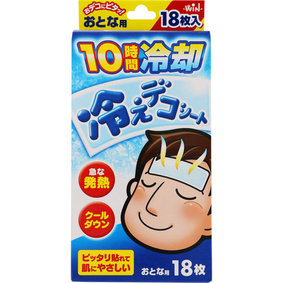 冷えデコシート 大人用 18枚(3枚×6袋)
