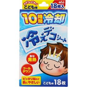 冷えデコシート 子供用 18枚(3枚×6袋)