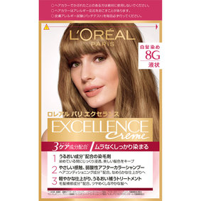 ロレアル パリ エクセランス N 液状タイプ 8G 黄味のあるより明るい栗色 1個