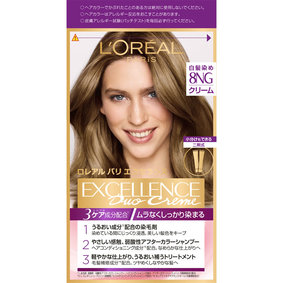 ロレアル パリ エクセランス N クリームタイプ 8NG 緑がかったより明るい栗色 1個