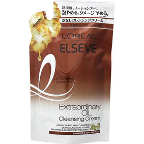 ロレアル パリ エルセーヴ エクストラオーディナリー オイル ラ クレム ラヴォン クレンジング クリーム とてもしっとり リフィル 380g