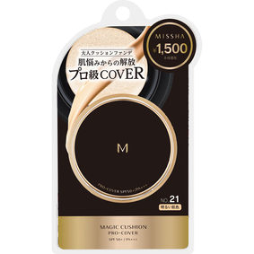 ミシャ M クッション ファンデーション(プロカバー) No.21 明るい肌色 15g