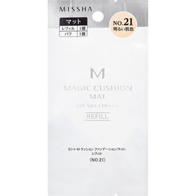 ミシャ M クッション ファンデーション(マット) レフィル No.21 明るい肌色 15g