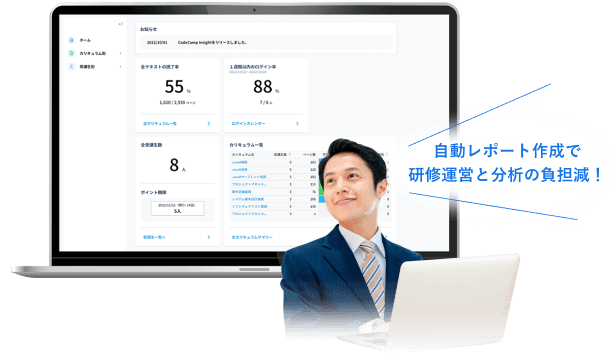 柔軟な研修設計