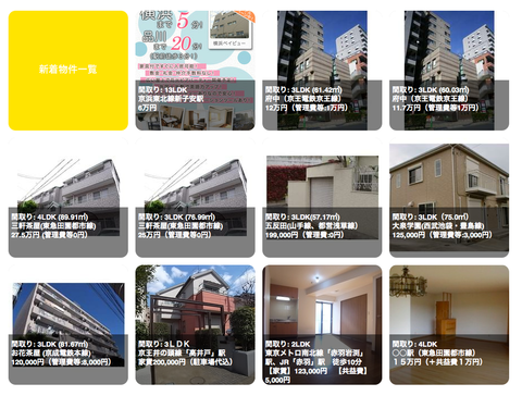 シェアOK!物件掲載開始しました